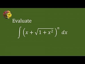 Solving indefinite integral using Euler's substitution (Mis-207)