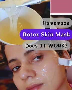 DIY Botox Skin Mask at Home | 4-Ingredient Firming & Glowing Skin Recipe