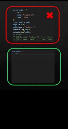 Junior vs senior java-script developer , js object shallow vs deep copy #shorts #viralshorts #js