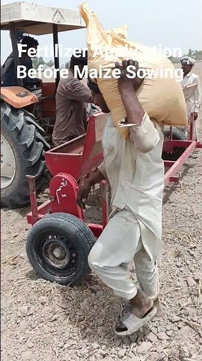Fertilizer Application Before Maize Sowing