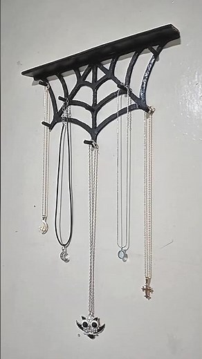 DIY Goth Bat Jewelry Stand 🖤