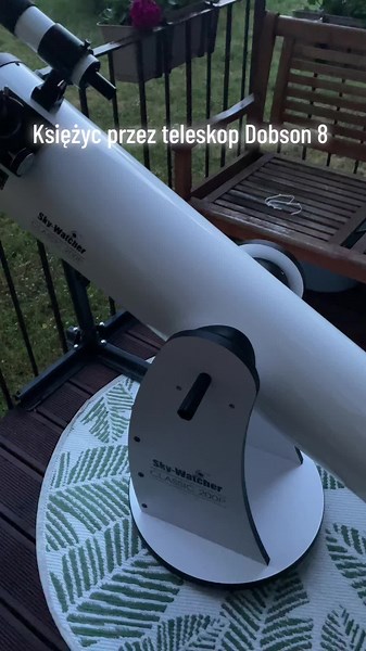 @AstroTikTok #księżyc #kosmos #dobsontelescope