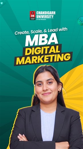 Every day brings a new shift in the digital world, with new platforms, new audiences, and new opportunities emerging. Brands don’t just need marketers, they need thinkers who can turn ideas into impact and engagement into value. At Chandigarh University, Uttar Pradesh, the MBA in Digital Marketing prepares you for exactly that future. With AI-integrated learning, industry-driven curriculum, and direct exposure, students learn how to build powerful brand stories, design high-impact campaigns, and