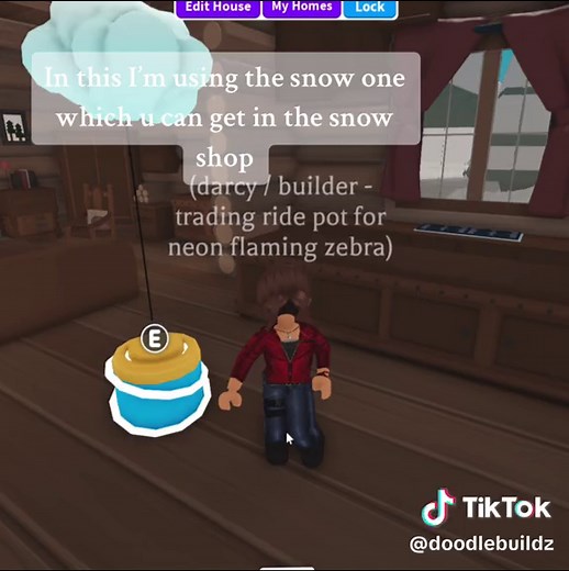 Creating a Snowy Window with Balloons in Adopt Me Roblox