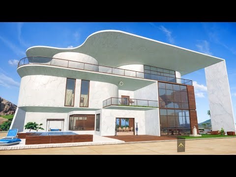 PUBG mobile house design for level 21-23 with swimming pool😍