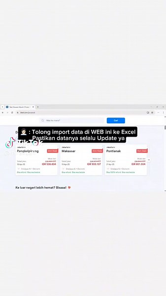 Cara Update Data Excel Otomatis dari Website