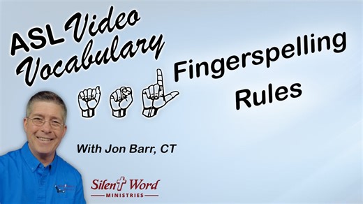 Fingerspelling Rules