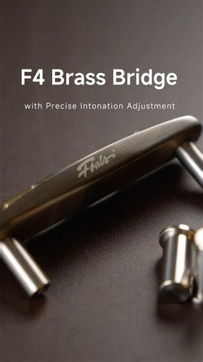 Finally… A Brass Bridge with Intonation Adjustment!#guitar #foalsguitar