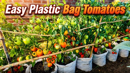 Grow tomatoes in plastic bags easily beginner-friendly tips