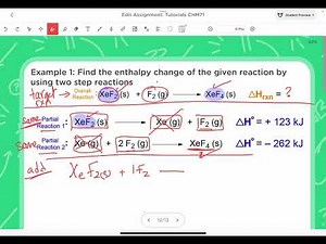 Hess's Law tutorial