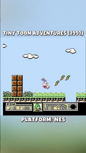 Tiny Toon Adventures 1991 (NES) #retrogaming #retro #nintendo #arcade #retrogamer #retrogames