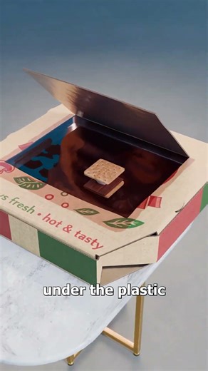 How a pizza box becomes is oven 🍕🍕🍕🍟️🍔