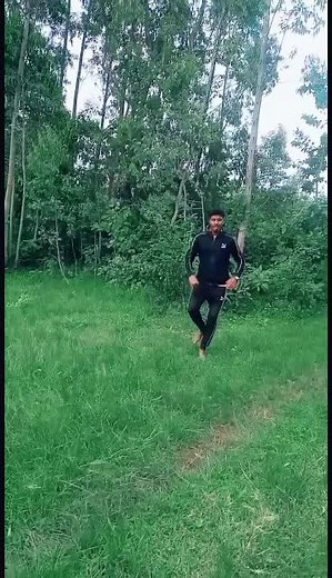 Outdoor Dance Performance in a Serene Forest