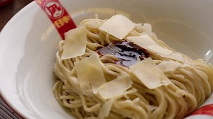 13K views · 1.4K reactions | Let's get cheesy at home with our new Cheesy Tsukemen! Take a closer look of this new addition to our Ramen To Go and drool. Enjoy our handcrafted noodles topped with lots of parmesan cheese as you dip it into our rich broth made with fish, pork, and chicken stock. Get yours now at www.ramennagi.com.ph #RamenToGo | Ramen Nagi PH | Facebook