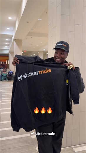 Sticker Mule on Instagram: "Reppin’ StickerMule 🔥 #StickerMule #Stickers #FreeMoney #Community"