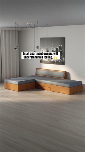 The Smart Bed Every Small Home Needs! 🛏️➡️🛋️ #Shorts #furniture #youtube