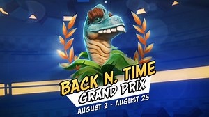 55K views · 3.6K reactions | Time to go Prehistoric with the Back N. Time Grand Prix! The Back N. Time Grand Prix will include a new Track, Characters, Items, and Challenges. Starting August 2 at 7:00 AM PT (2:00 PM UTC). | Crash Bandicoot | Facebook
