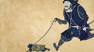 This cat was treated like a symbol of power in imperial Japan