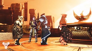 Three Guardians walk into Checkmate Trials Labs and walk out at The Lighthouse. 🚶‍♂️🚶‍♀️🚶‍♂️ Sound off! Are we meeting you at The Lighthouse this weekend? | Destiny