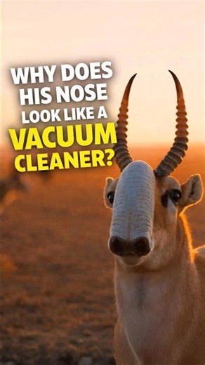 Why Does the Saiga Antelope Have Such a Strange Looking Nose?