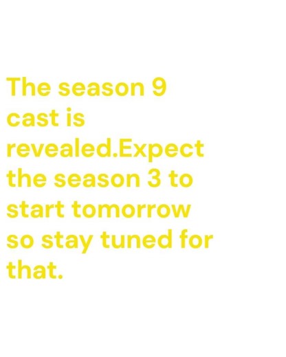 Season 9 characters revealed