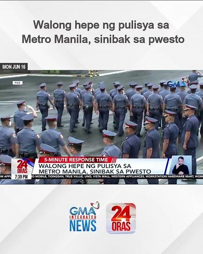 Walong hepe ng pulisya sa Metro Manila, sinibak sa pwesto | 24 Oras