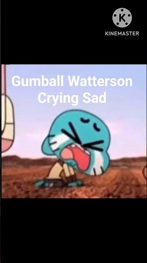 Gumball Watterson Crying Sad