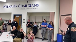 Thank you for 25 years of service, Officer Stu Zuehls! Today is Officer Stu‘s last day with NPD. We will miss his huge smile, big thumbs up, and encouraging words of wisdom as he enjoys retirement. Stu has served in so many capacities, from Honor Guard, to SWAT, to Community Policing Coordinator, and has made such a positive impact in our community. Godspeed in your next chapter and as Stu would say, “Stay cool, buddy!” | City of Neenah, Wisconsin Police Department