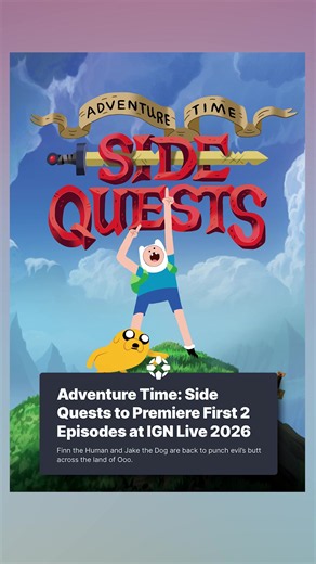 Adventure Time: Side Quests — Watch Episodes June 7