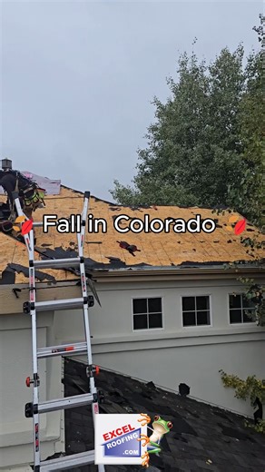 🍂 Our crews are out replacing roofs across Colorado — not too hot, not too cold, JUST RIGHT! 💪 Comfortable crews. Quality work. 🏠 Call Excel Roofing and get your home winter-ready! | Excel Roofing Inc.