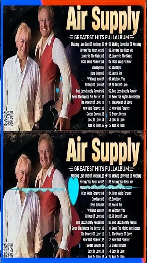 Air Supply Greatest Hits ⭐ The Best Air Supply Songs ⭐ Best Soft Rock Playlist Of Air Supply#