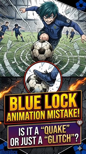 Did You Catch This HUGE Animation Mistake in Blue Lock? ⚽❌ #anime #animeshorts #bluelock