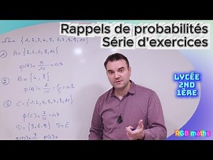 PROBABILITÉ : Série d'EXERCICES corrigés niveau seconde pour réviser en première !