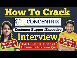 Concentrix Chat Support Executive Interview | Concentrix Interview Questions | Concentrix AMCAT Test