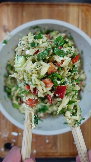 Delicious Feta Orzo Pasta Salad Recipe | Easy and Flavorful Pasta Dish
