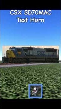 CSX SD70MAC Test Train Horn (Ro-Scale SRI Terminal)
