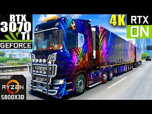 Euro Truck Simulator 2 - Graphics mods + Ray Tracing | RTX 3070Ti - ULTRA Graphics | 4K
