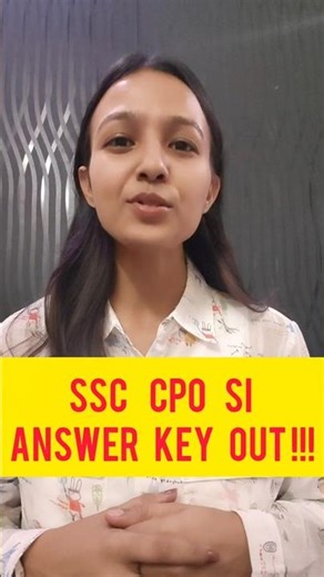 SSC SI 2025 Final Answer Key Out 🔥 | Marks Released | Direct Link