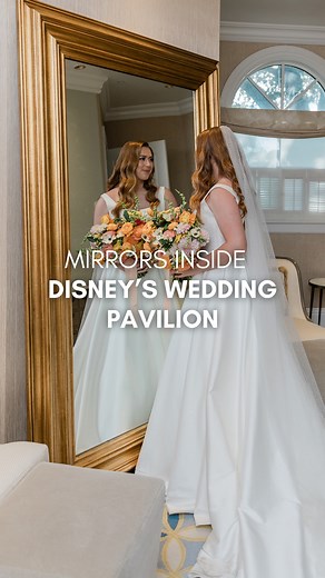 Which mirror is your favorite? 🤩 Disney's Wedding Pavilion is a purpose-built wedding venue on Walt Disney World property. ✨ Offering three unique suites, luxurious bathrooms, andall the amenities you need at your wedding ceremony. 💍 #DisneyWeddings | Disney's Fairy Tale Weddings & Honeymoons