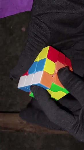 How to Solve on the rubik's Cube in 2 look Pll Simple Trick 🤯