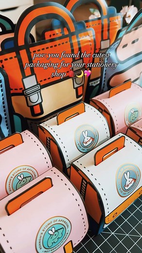 Do you prefer the 🎒Box or the Pouch? There is less than 5 hours left in our $2 Tuesday! We have our entire “Back to School” and “Sailor Moon” collection on sale today AND you get double reward points! I was also able to get more of these adorable backpack boxes AND pouches ☺️ so if you have an order today, I will be packing your items in these (limit 1 per order) 📦 #stationeryshop #stickershop #cuteshop #cutestationery #smallstickerbusiness #stickerstore #stationerystore #cutepackaging #packag