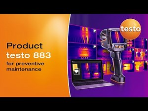 Thermal Imager testo 883 for maintenance engineers and facility managers