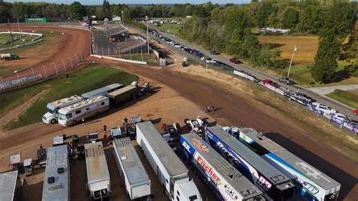 With 𝟱𝟬 Sprint Cars in the Sharon Speedway pits, we’re packing ‘em in wherever we can. | World of Outlaws Sprint Car Series
