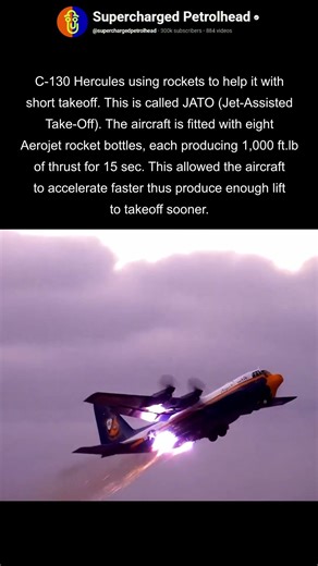 C-130 Hercules Rocket Assisted Take off