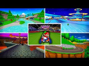 Mario Kart: Double Dash Plus! 64 *NEW* Retro Tracks & 24 Battle Arenas! (ModPack)