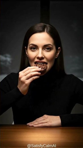 Real or AI? Chocolate Cookie Bite ASMR 🍪 | Ultra Crunchy