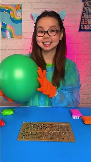 Why Doesn’t the Balloon Pop? 🎈 Fun Science Experiment! #kids #learn