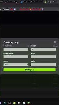 HOW TO CREATE GROUPS AND WEIGHTS IN MINECRAFT WITH LUCKY PERMS