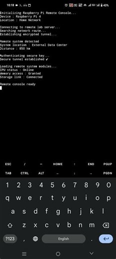 Use of Rasberry-PI console for hack remote server from long distance