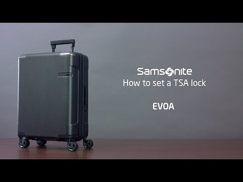 Samsonite Lock Instructions - EVOA